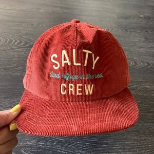 Salty Crew Corduroy Snap Back Hat